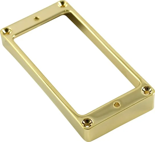 WD Metal Humbucker Pickup Mounting Ring - Arched - Gold - High