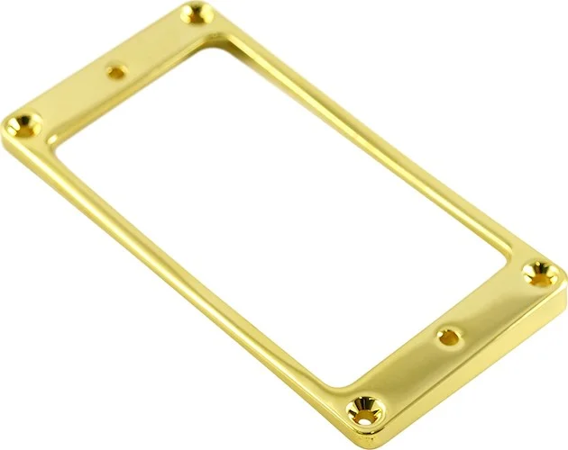 WD Metal Humbucker Pickup Mounting Ring - Arched - Gold - Low