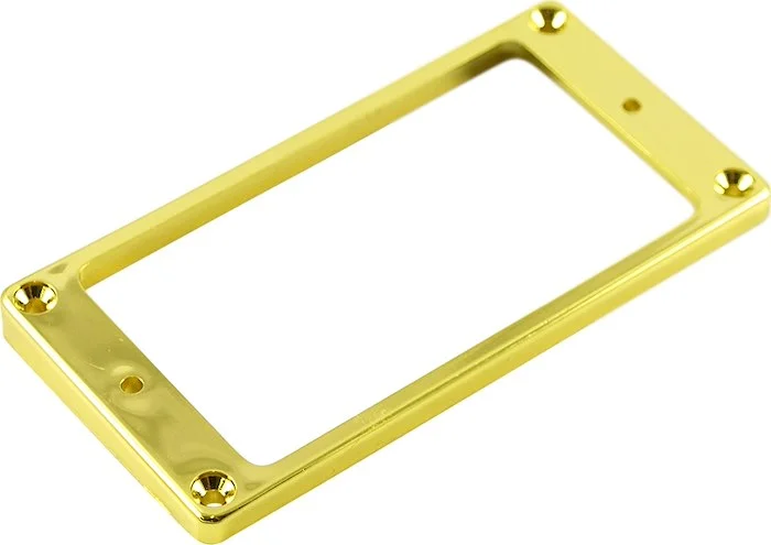 WD Plastic Humbucker Pickup Mounting Ring - Flat - Gold - High
