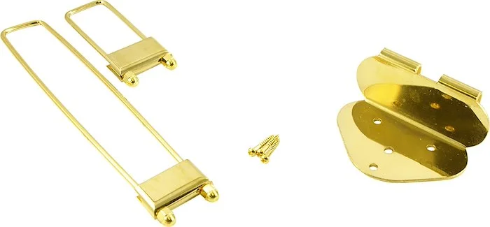 WD Replacement Frequensator Split Tailpiece For Epiphone Guitars Gold