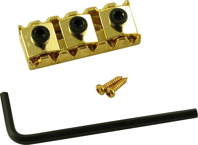 WD Replacement Locking Nut For Guitars With Floyd Rose Style Tremolo Systems 1 11/16 in. Gold