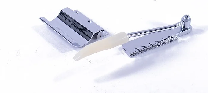 WD Replacement Lyre/Maestro Style Vibrola For Gibson Guitars Short Chrome