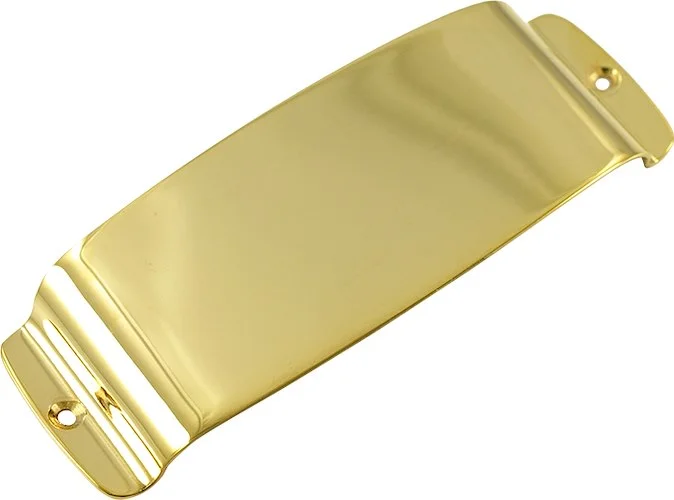 WD Replacement Metal Pickup Cover For Fender Jazz Bass Rounded Gold