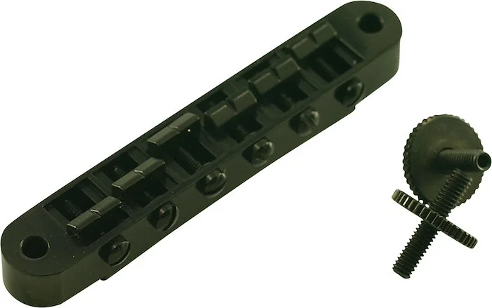 WD Replacement Nashville Style Tune-O-Matic Bridge Black