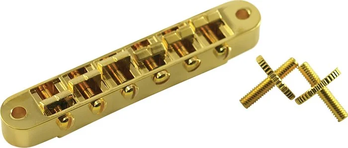 WD Replacement Nashville Style Tune-O-Matic Bridge Gold