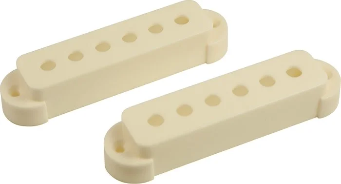 WD Replacement Pickup Cover Set Of 2 For Fender Jaguar White (1 set)