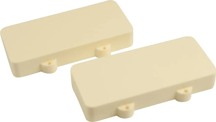 WD Replacement Pickup Cover Set Of 2 For Fender Jazzmaster Aged White Closed (10 sets)