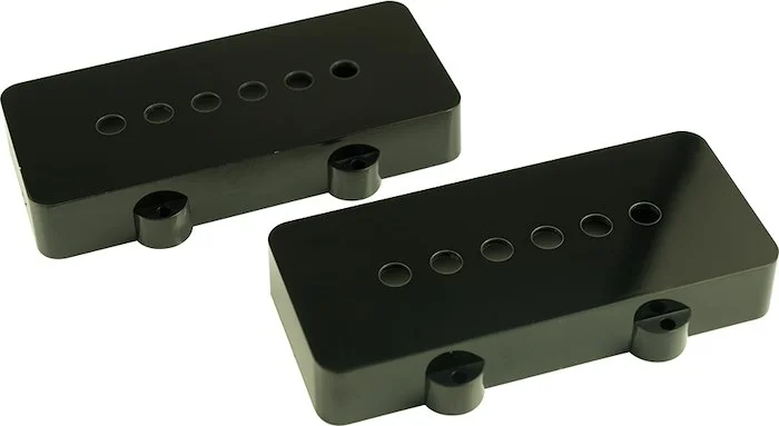 WD Replacement Pickup Cover Set Of 2 For Fender Jazzmaster Black Open (10 sets)