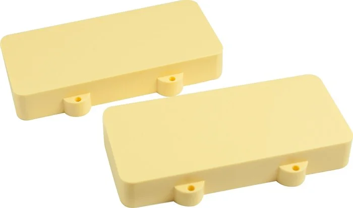 WD Replacement Pickup Cover Set Of 2 For Fender Jazzmaster Ivory Closed (1 set)