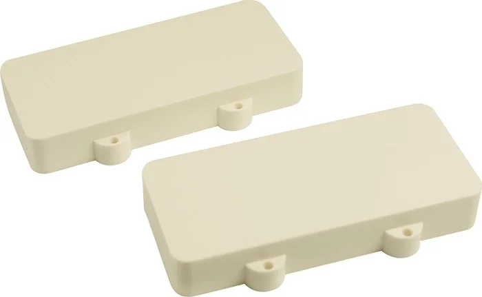 WD Replacement Pickup Cover Set Of 2 For Fender Jazzmaster White Closed (1 set)