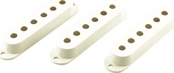 WD Single Coil Pickup Cover Set White (Set of 3) (10 Sets)