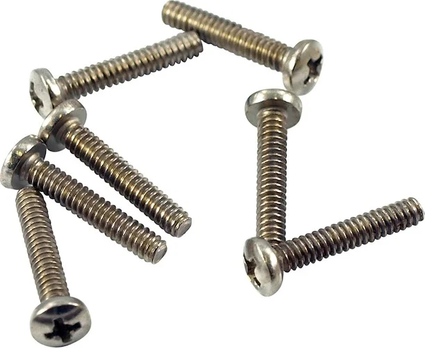 WD Single Coil Pickup Height Adjustment Screws - Phillips Pan Head - Nickel (8)