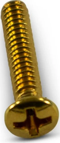 WD Single Coil Pickup Height Adjustment Screws - Vintage Phillips Oval Head - Gold (50)