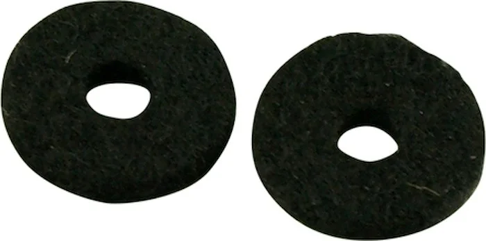 WD Strap Button Felt Cushion Set Of 2 - Black (1 Set)