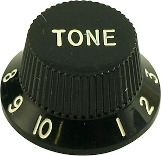 WD Stratocaster/UFO Style Knob Black Tone Only