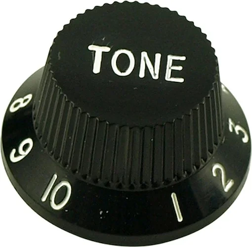 WD Stratocaster/UFO Style Knob Metric Black Tone Only