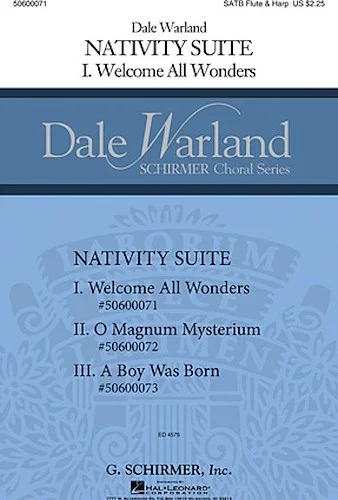 Welcome All Wonders - Dale Warland Choral Series