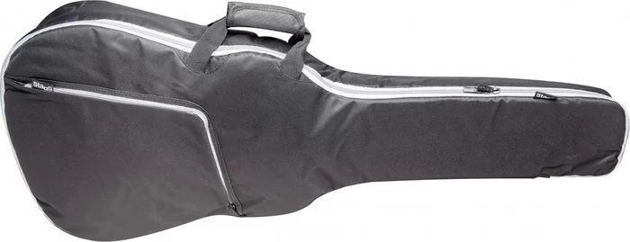 Basic series padded water repellent nylon bag for folk, western or dreadnought guitar