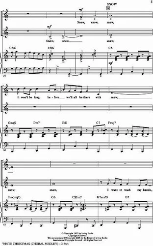 White Christmas (Choral Medley)