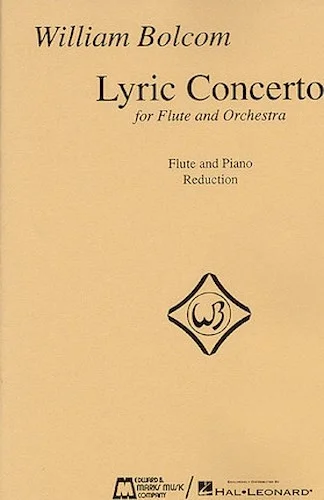 William Bolcom - Lyric Concerto for Flute and Orchestra - (Piano Reduction)