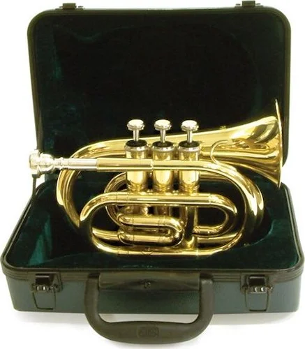 Windsor Pocket Trumpet And Gold Laquer Keys