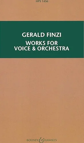 Works for Voice and Orchestra
