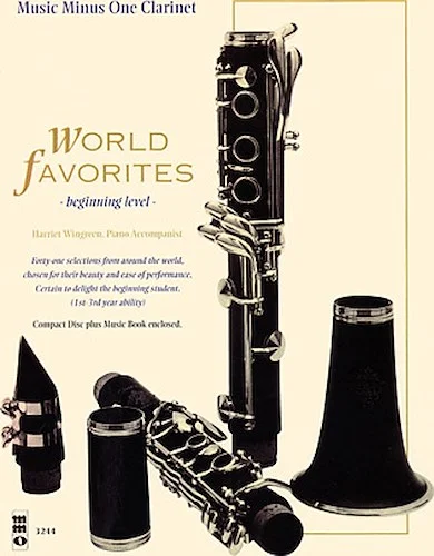 World Favorites - Beginning Level - Music Minus One Clarinet