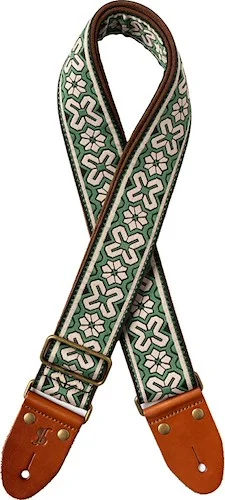 WOVEN NYLON TIARE STRAP GREEN