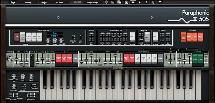 XILS 505 (Download) <br>Virtual String Machine with BBD-style Chorus, Phaser, & Vintage-modeled Reverb - Mac/PC VST, AU, AAX
