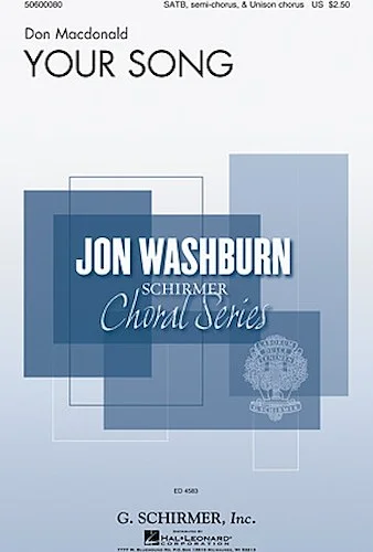 Your Song - Jon Washburn Choral Series