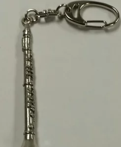 Clarinet Pewter Keychain Image