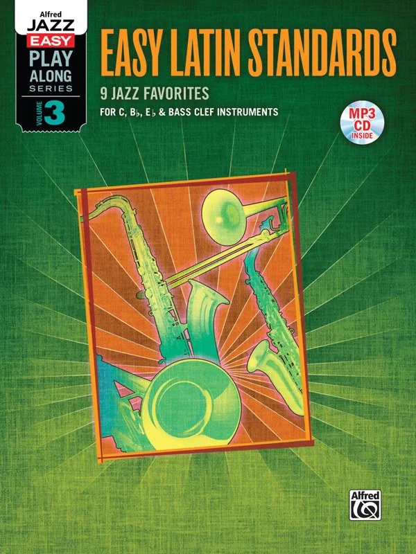 Alfred Jazz Easy Play-Along Series, Vol. 3: Easy Latin Standards: 9 Jazz Favo... - Afbeelding 1 van 1
