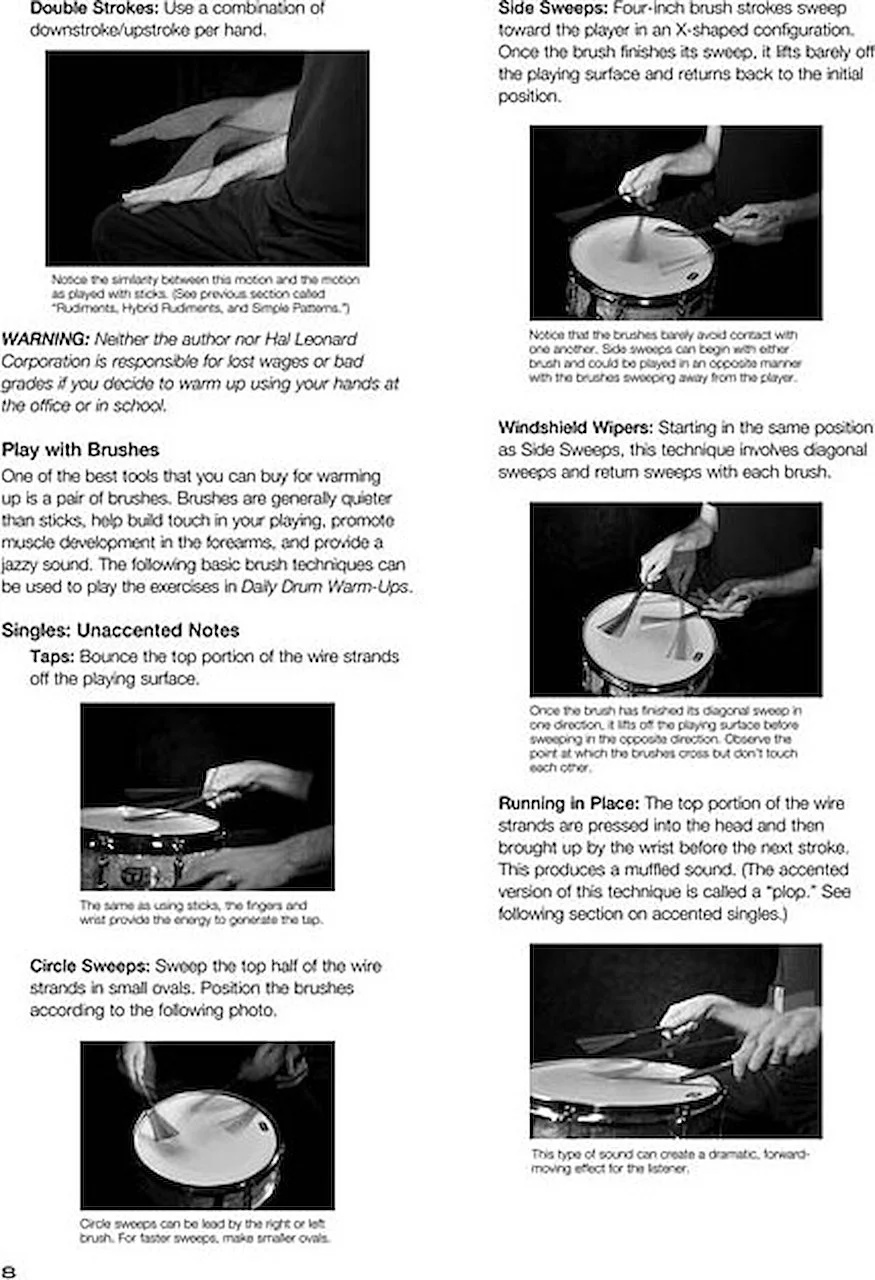 Aquecimentos diários de bateria - 365 exercícios paraAquecimentos diários de bateria - 365 exercícios para  