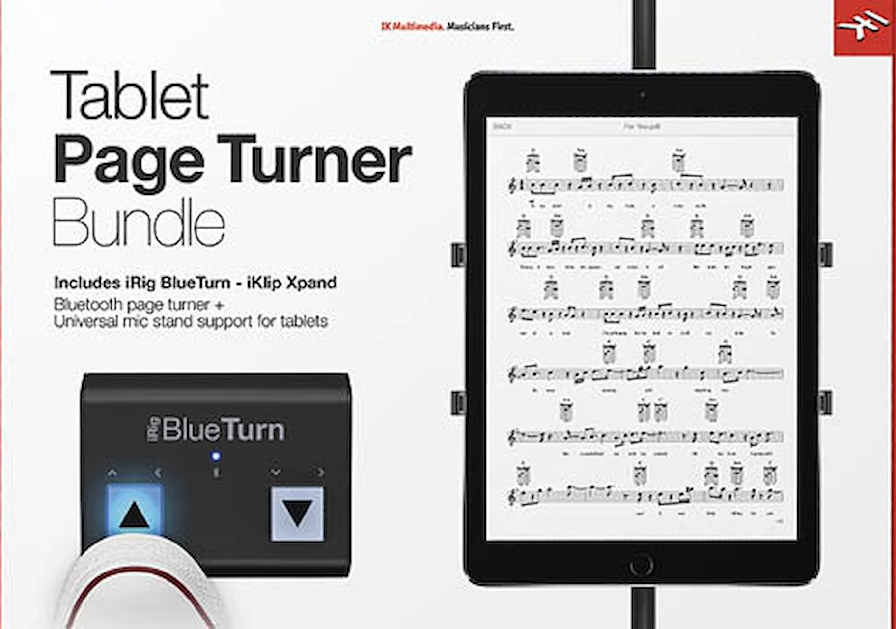 iRig BlueTurn + iKlip Xpand Bundle | Capital Music Gear