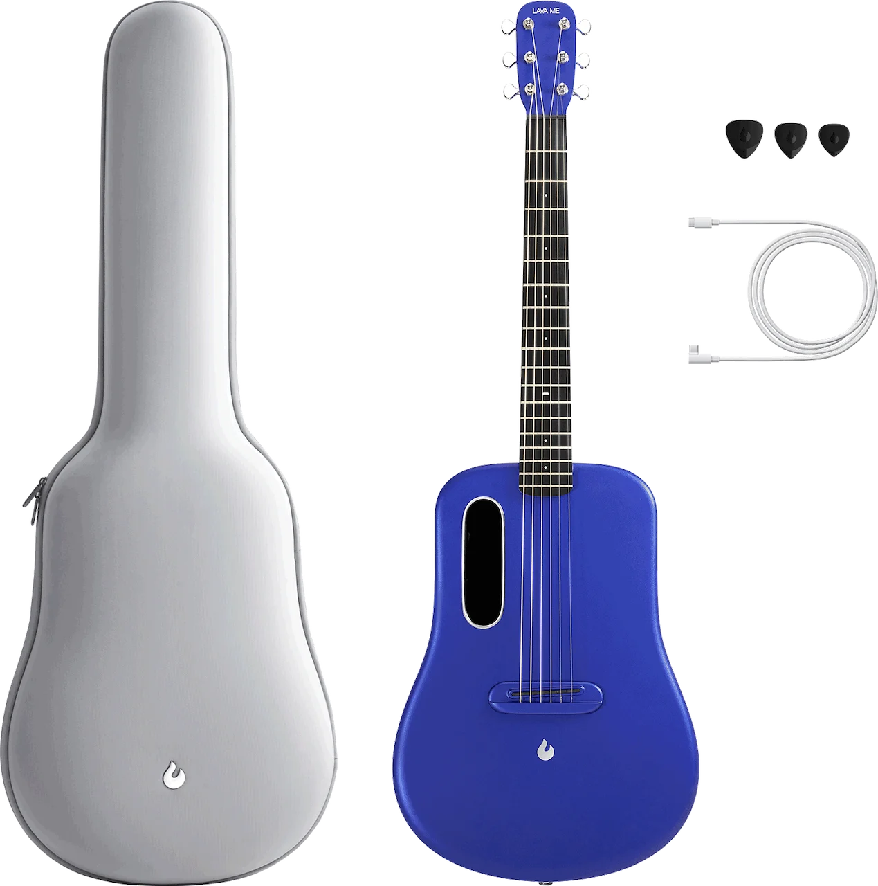 Lava Music Lava ME 3 36” Smart Guitar in Blue w/ Space Bag