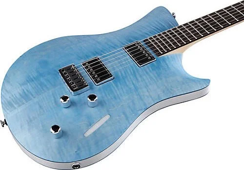 Relish Guitars Flamed Blue Jane with Custom Touch Pad Selector