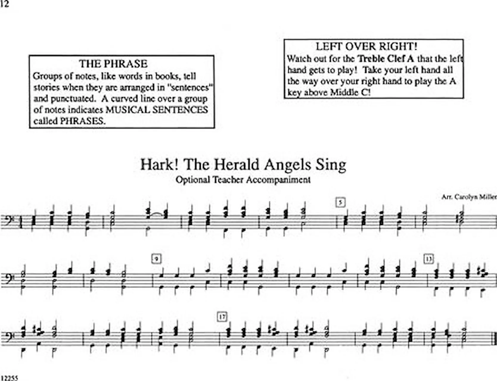 Teaching Little Fingers to Play Christmas Carols