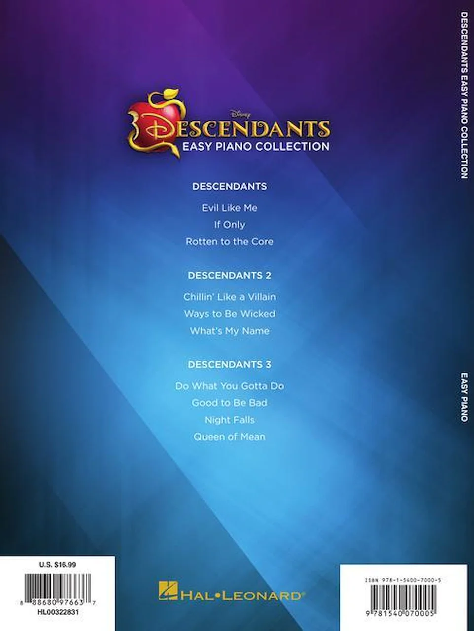 Rotten To The Core (from Disney's Descendants) sheet music for piano solo