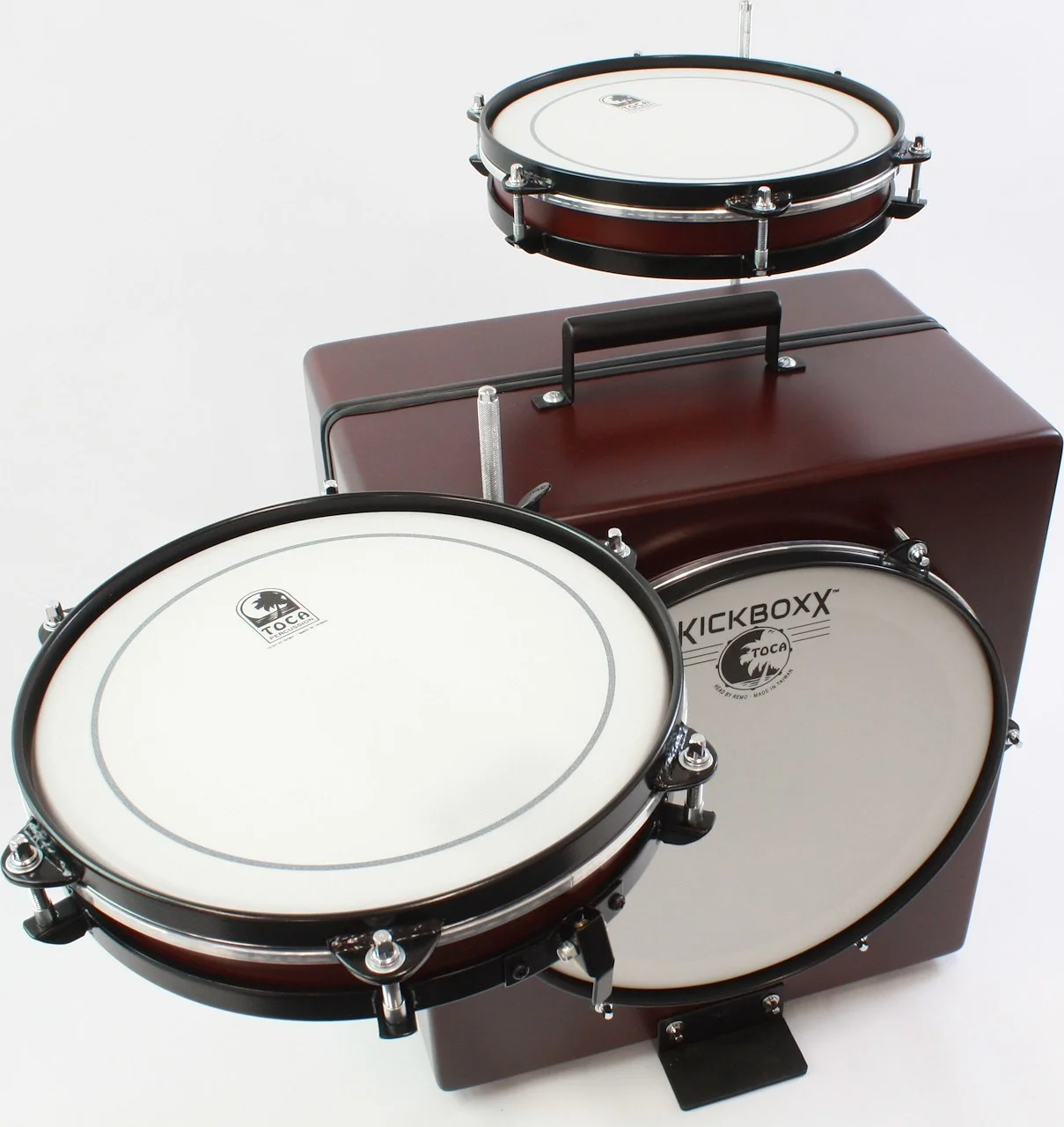 Toca Kickboxx Suitcase Drum Set with Kickboxx, 10