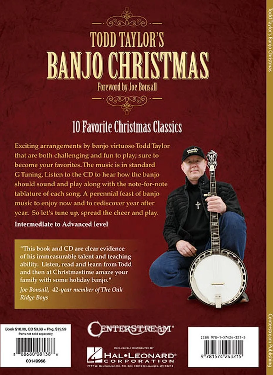 Todd Taylors Banjo Christmas By Todd Taylor Cd 2015 For Sale Online Ebay
