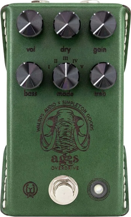 Walrus Audio Ages Five-State Overdrive Craftsman Series Rare Limited  Edition Leather Wrapped