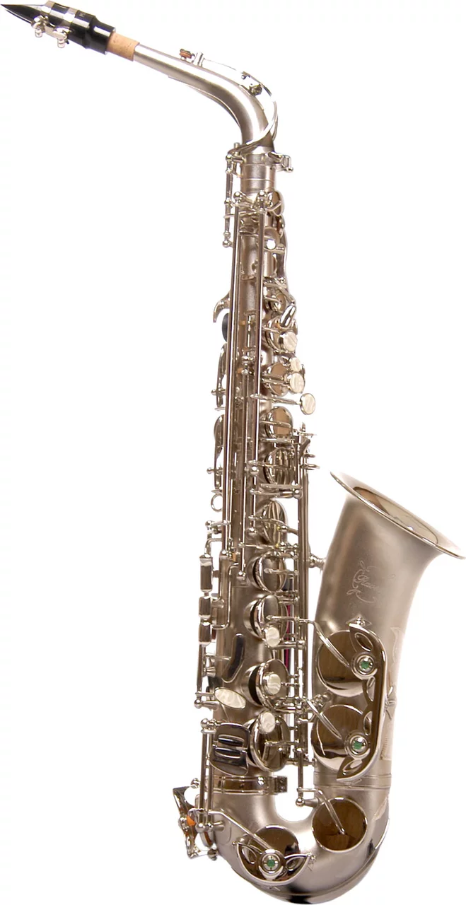 Ravel Alto Saxophone Sand Blasted Nickel Plated Key of Eb