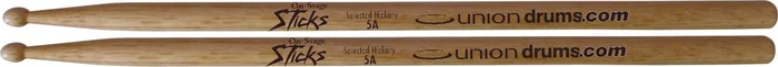 Hickory Drum Sticks (5A, Wood Tip, 12pr)